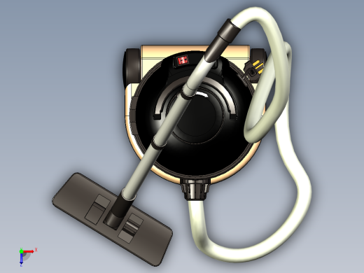 真空吸尘器俯视缩略图