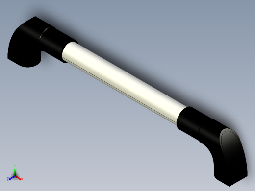 型材-KJN 400 SYSTEM HANDLE SET KJN092013A400SET正等轴测缩略图