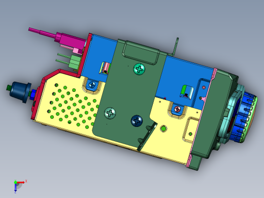 娱乐影像系统主机总成中控MP5俯视缩略图