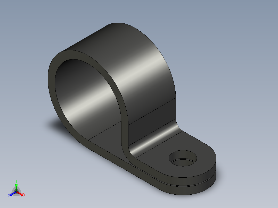 HP 系列 P 夹-H8P-BK主视图