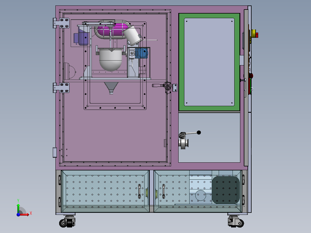 000真空覆模機前视图