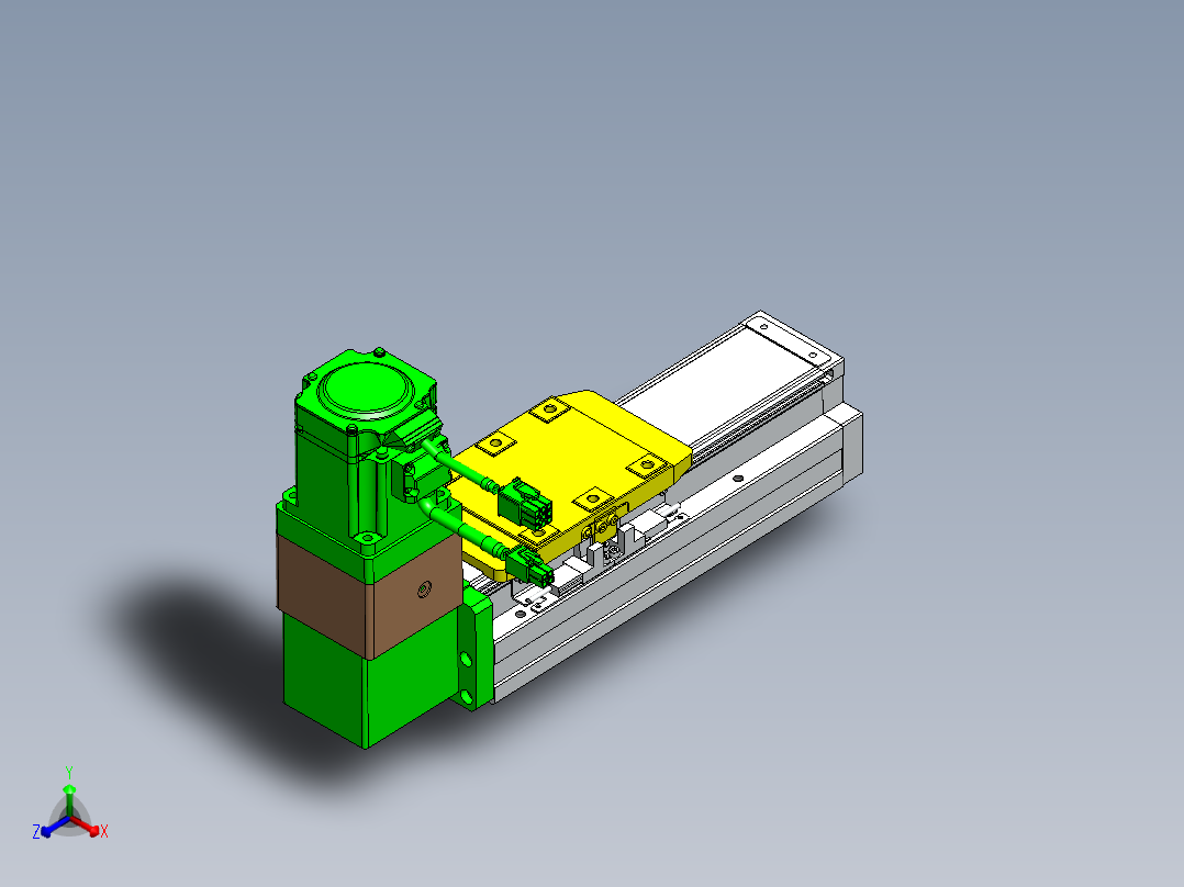 GTA内嵌同步带全封闭GTA8-BW-400W主视图