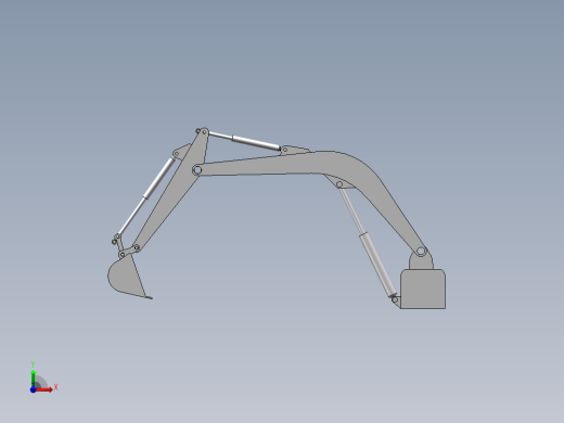 挖掘机挖掘机构模型与仿真