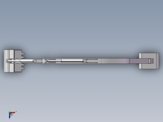 挖掘机挖掘机构模型与仿真俯视缩略图