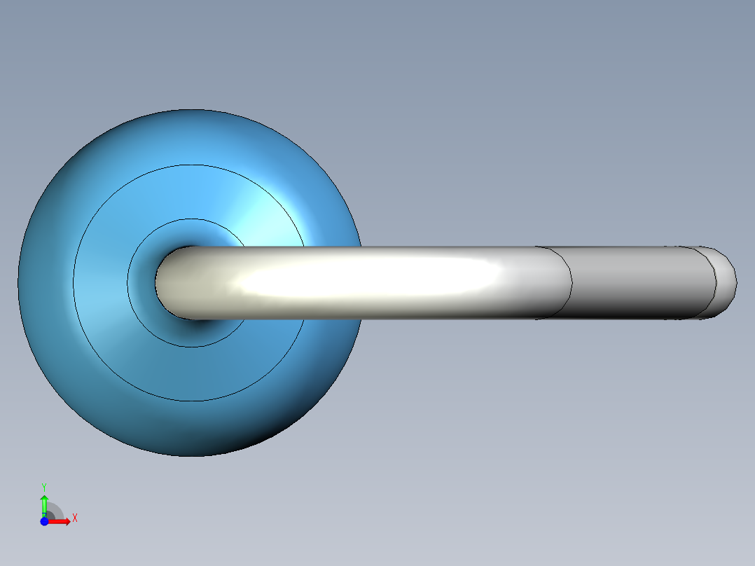 无源元件封装-RES-0.25W-V-MF前视图