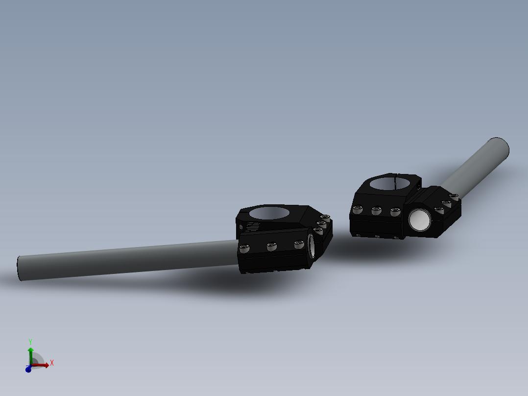 摩托车用可调夹式车把