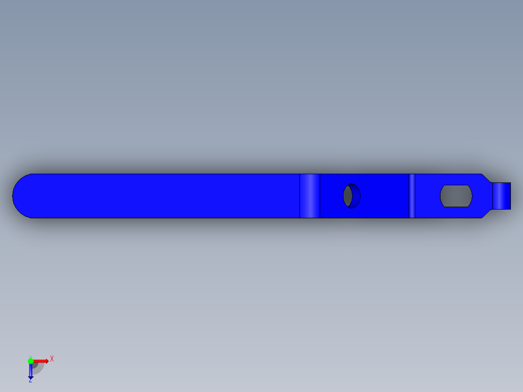 管道手动球阀-水管开关阀-手动阀门395_01_E_1_handle俯视图