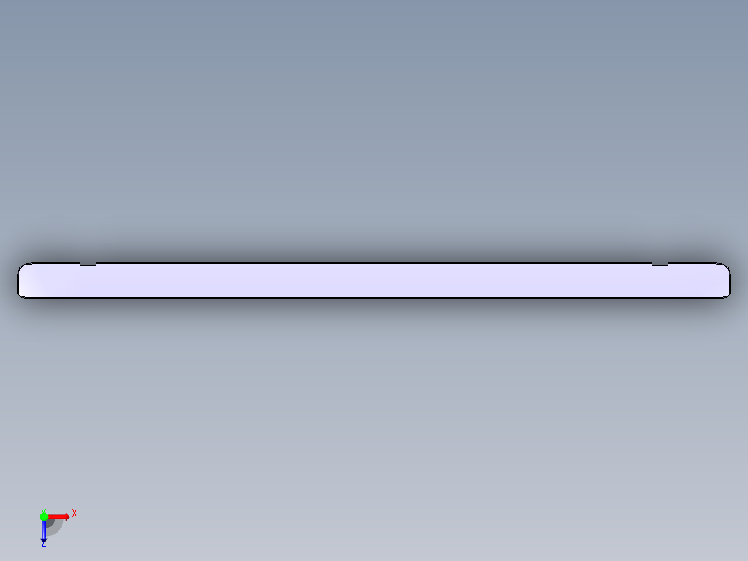 CAJ00-笔记本CNC工装夹具三维模型CNC4俯视图