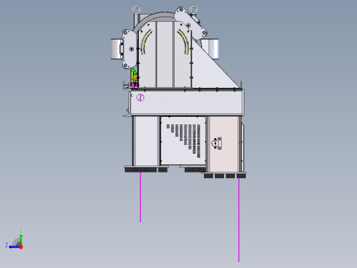 重载高速梯主机及主机架sw19右视缩略图