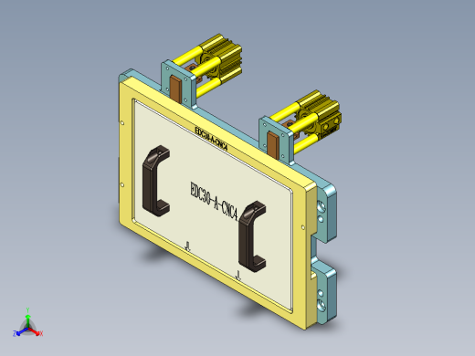 EDC30-A-笔记本CNC工装夹具三维模型CNC4-190213