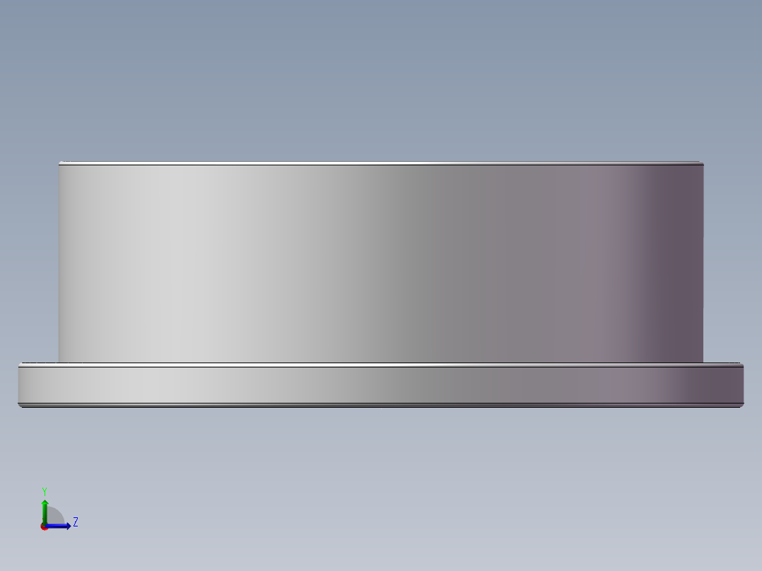 LMJCFX带法兰滚珠轴承型号 FL688ZZ左视图