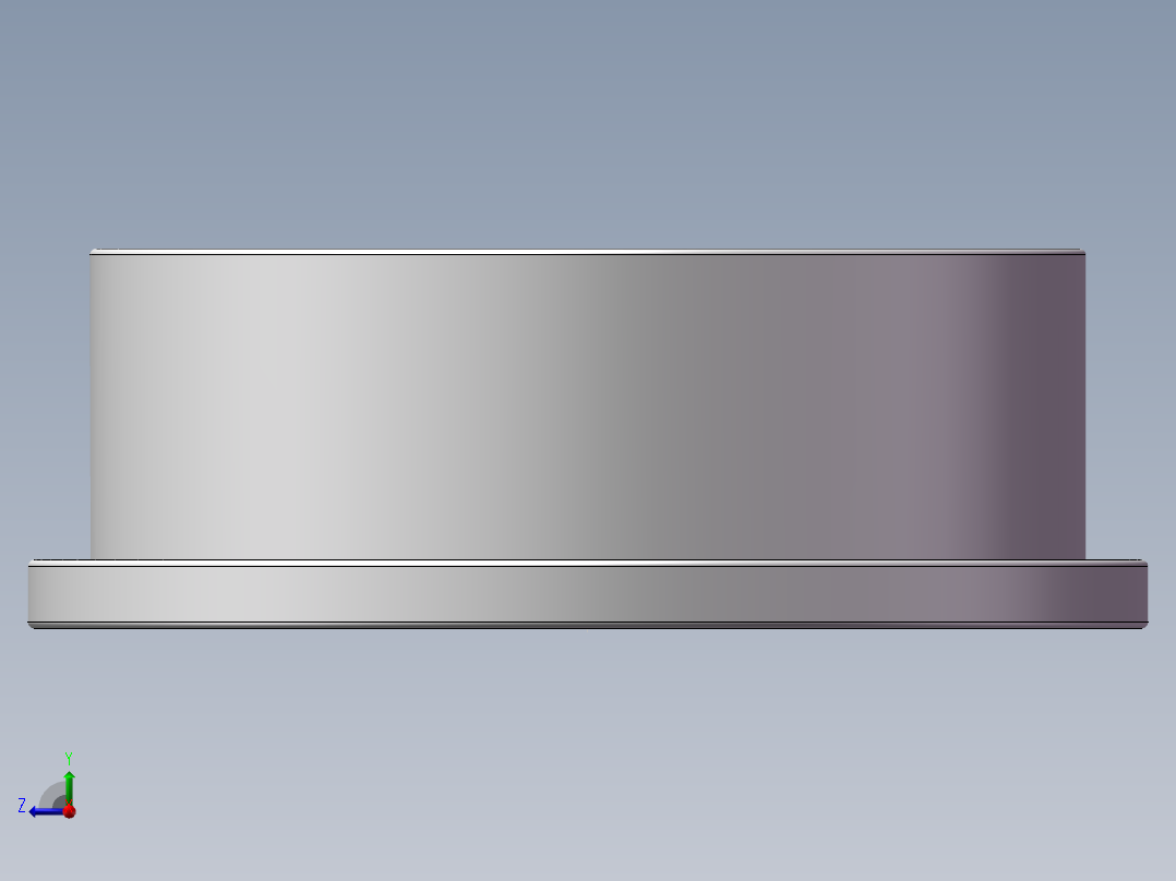 LMJCFX带法兰滚珠轴承型号 FL688ZZ右视图