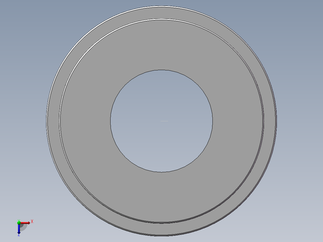 LMJCFX带法兰滚珠轴承型号 FL688ZZ俯视图
