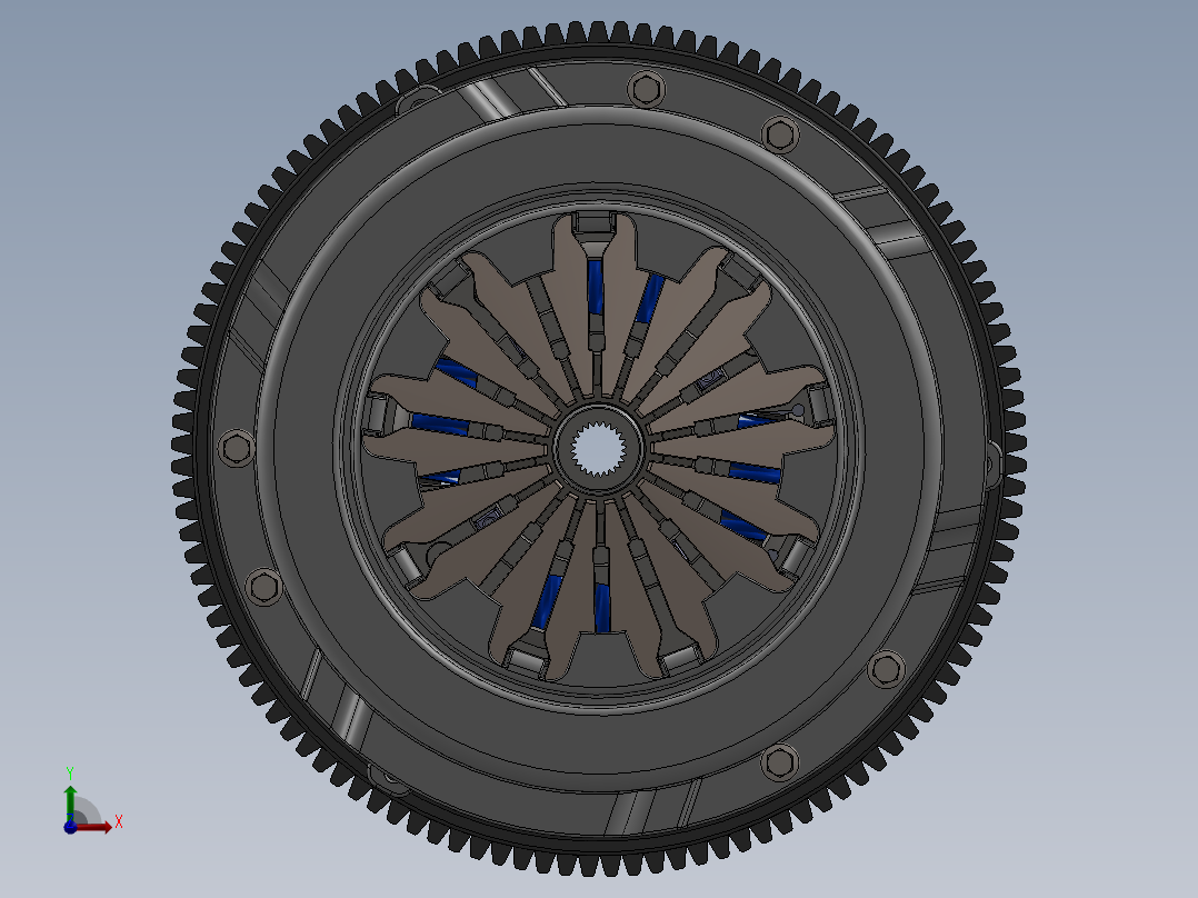 离合器(18)前视图
