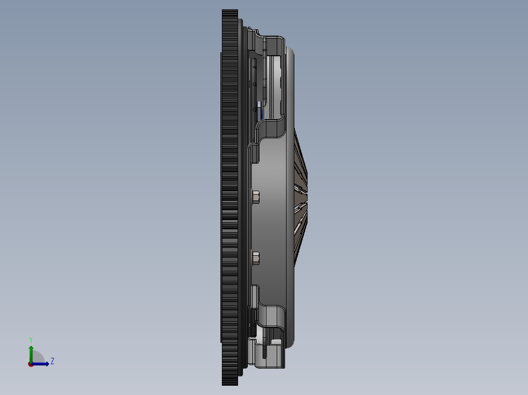 离合器(18)左视图