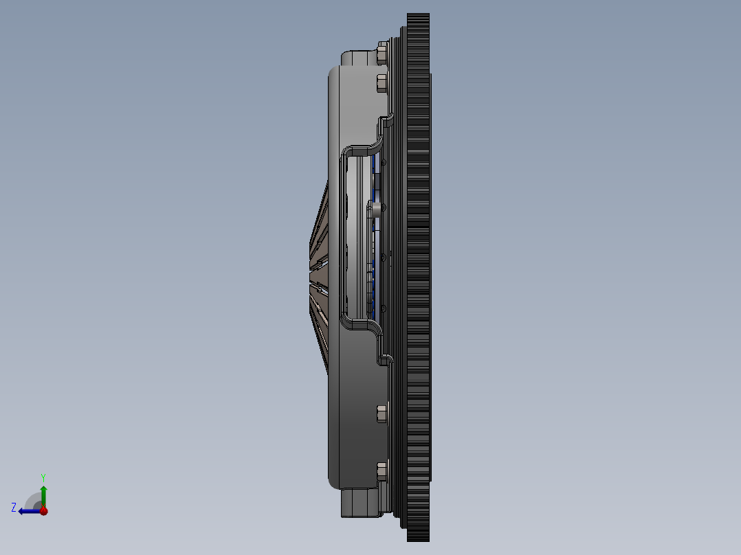 离合器(18)右视图