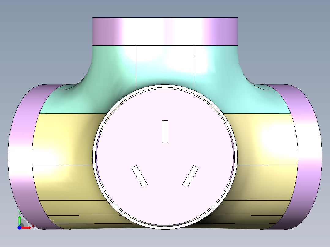 创意排插前视图