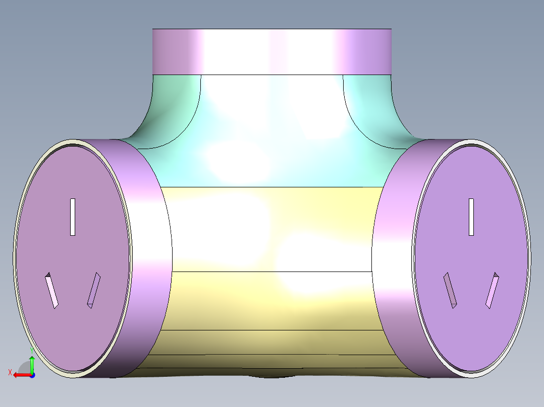 创意排插后视图
