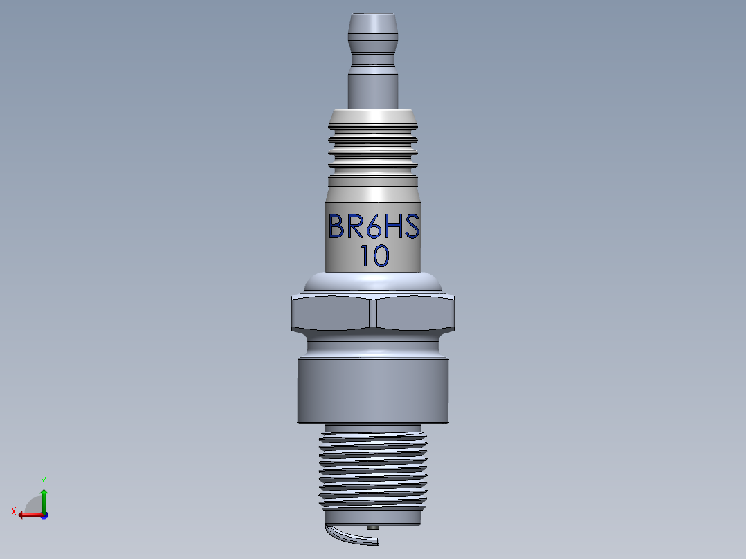 火花塞(7)后视图