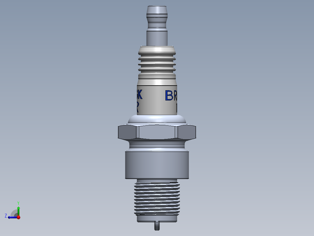 火花塞(7)右视图