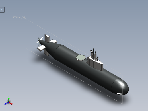 潜水艇(30)正等轴测缩略图