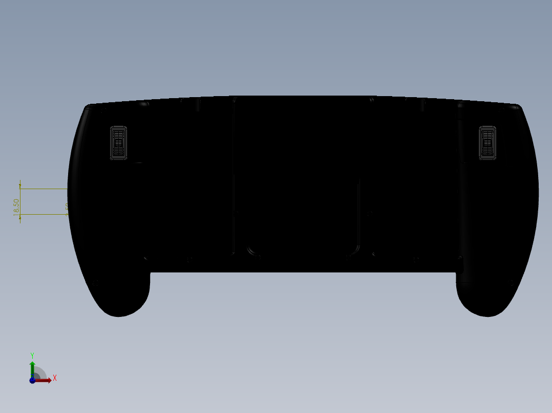 遥控器、遥控板(23)前视图