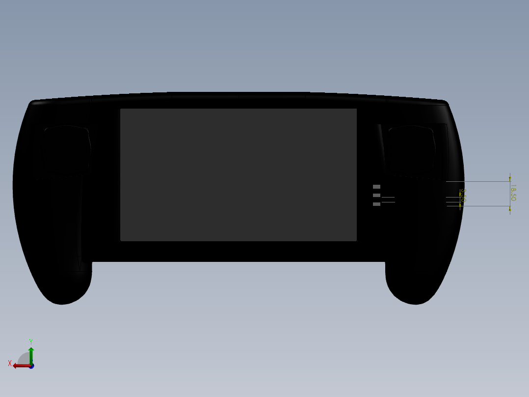 遥控器、遥控板(23)后视图