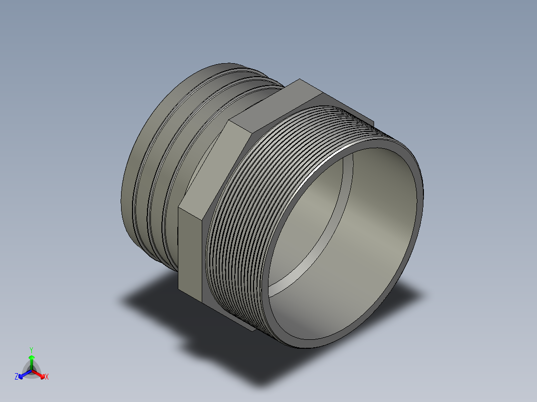 螺纹管水管接头-有边 [DN100X103]