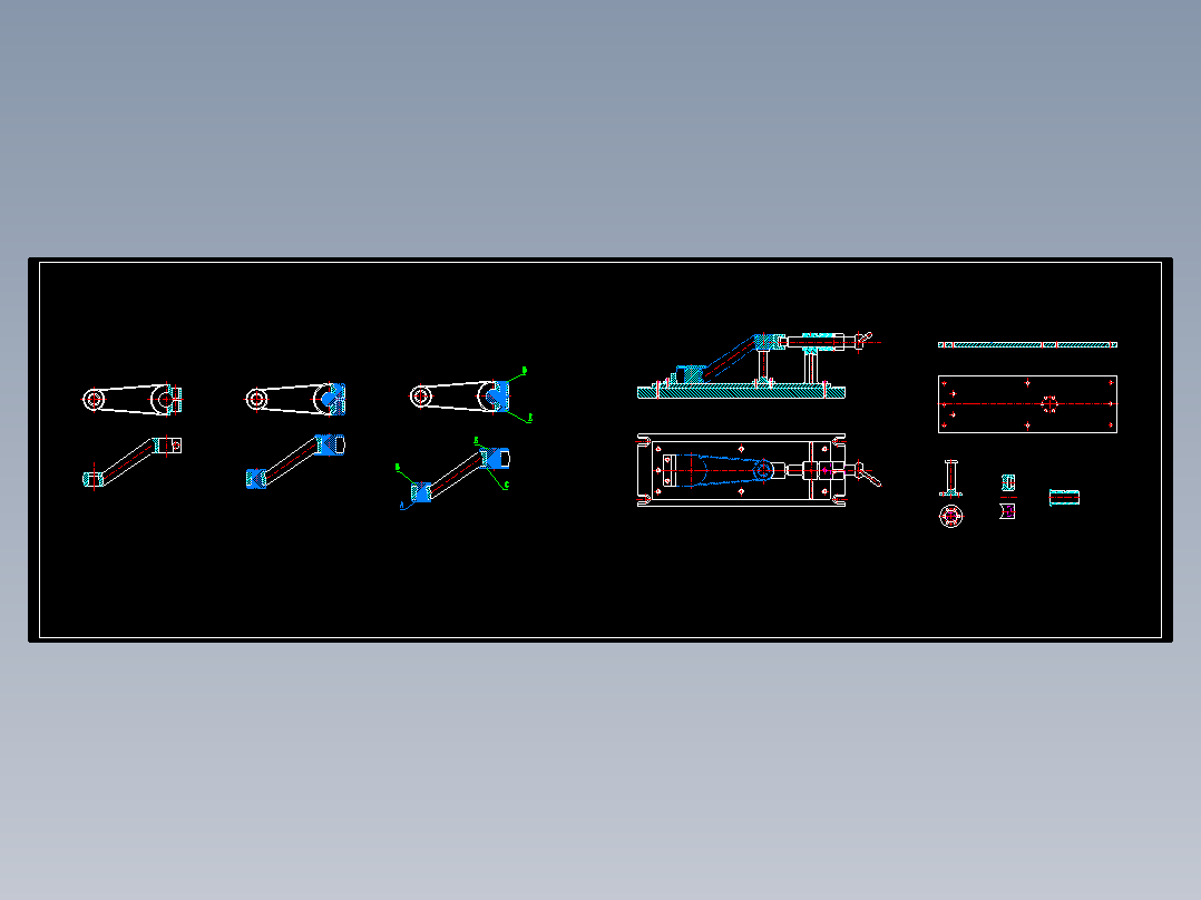 汽车转向杆的加工工艺及铣端面夹具设计含6张CAD图