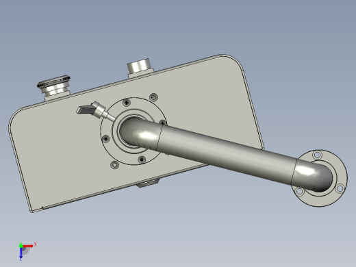 玻璃抛光机控制箱俯视缩略图