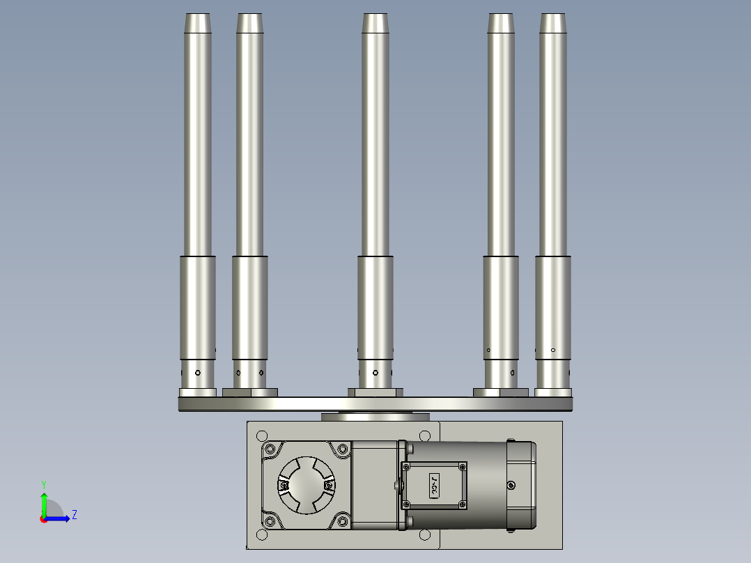 HLCY05HLCY01-05-00-00转盘组件左视图