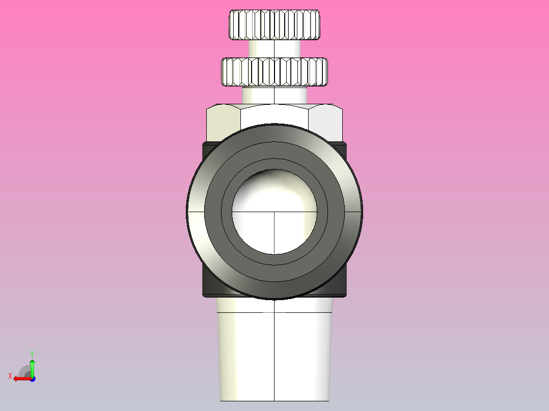 SC-N调速管接头[SC1／2-N02] (2)后视图