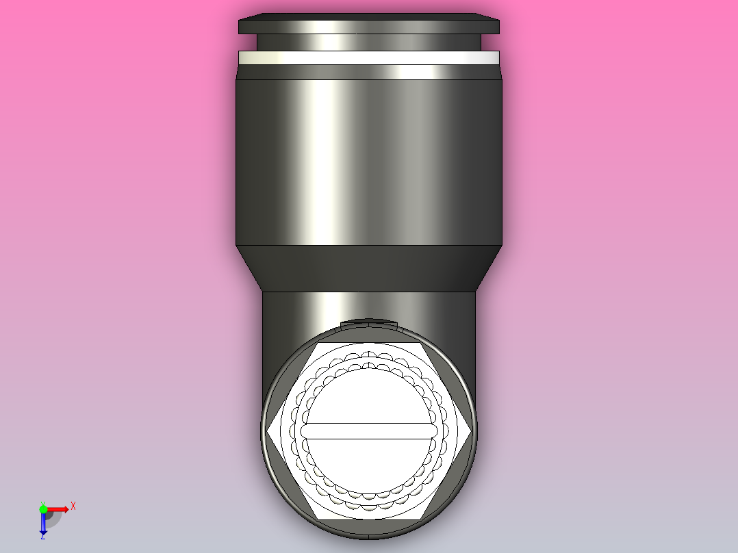 SC-N调速管接头[SC1／2-N02] (2)俯视图