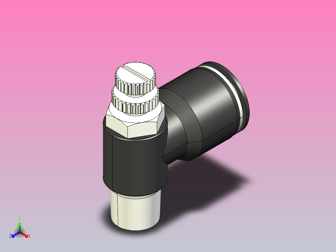 SC-N调速管接头[SC1／2-N02] (2)正等轴测图