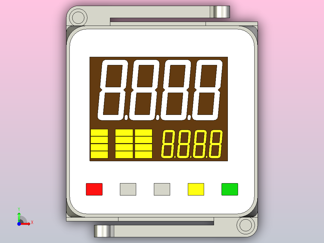 自动温度控制器欧姆龙E5CC TRX3A5Mr前视图