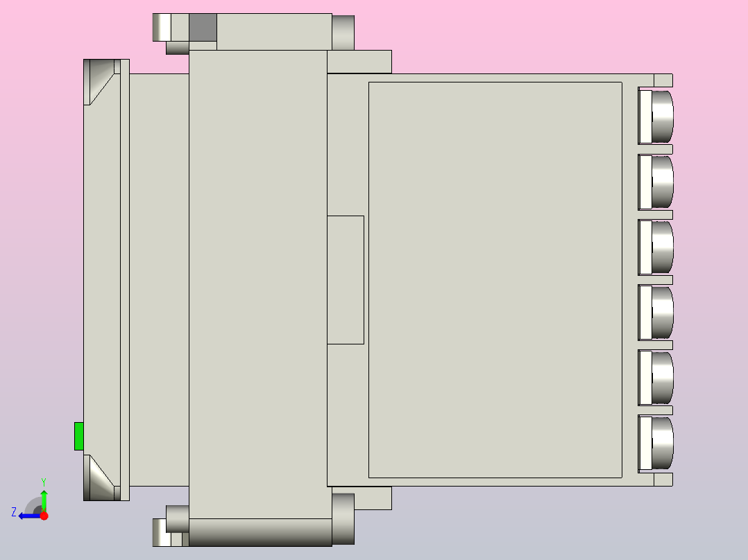 自动温度控制器欧姆龙E5CC TRX3A5Mr右视图