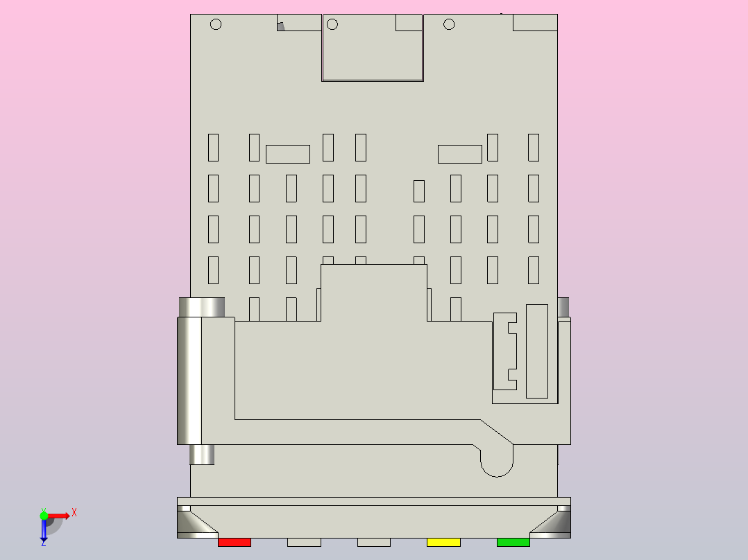 自动温度控制器欧姆龙E5CC TRX3A5Mr俯视图