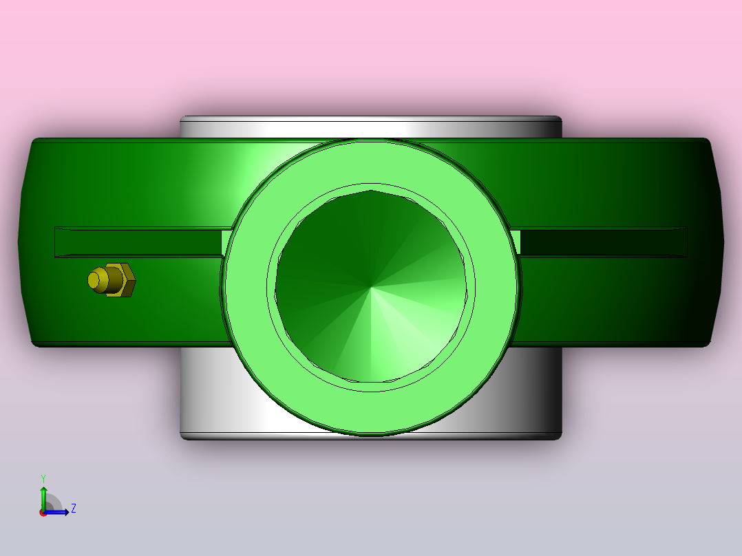 带悬吊式座顶丝外球面球轴承[UCHA型]_UCHA212俯视图