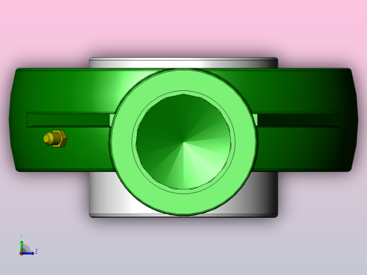 带悬吊式座顶丝外球面球轴承[UCHA型]_UCHA212俯视缩略图