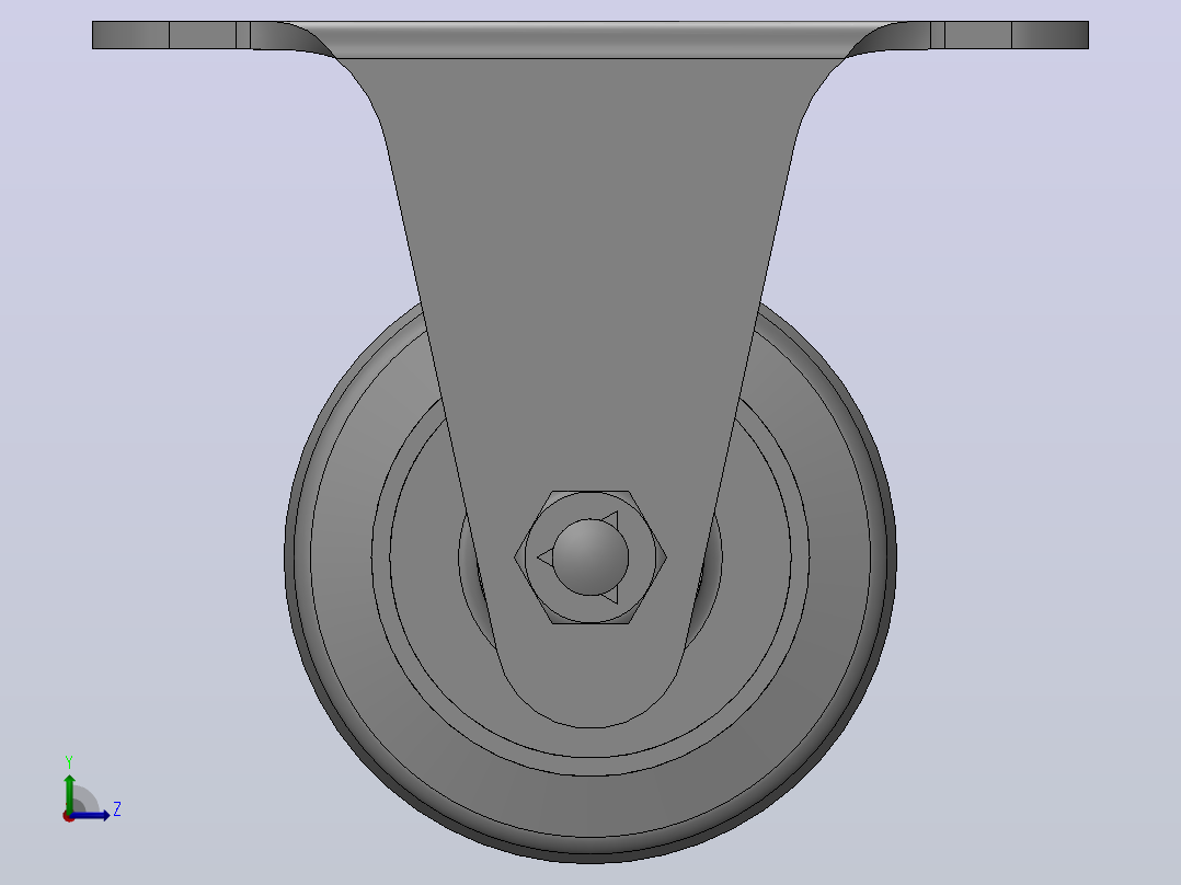 butterfly_valve_pneumatic_actuation_da_d_63_-_75蝶阀左视图