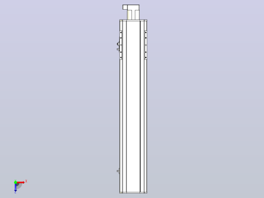 MTH14标准螺杆滑台[MTH14-L#-600-BC-P20-C3]俯视缩略图