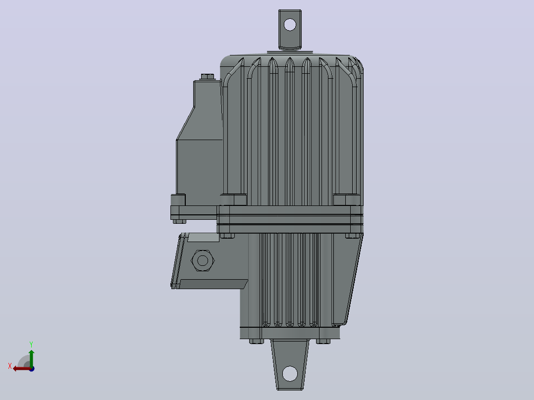电力液压推动器MYT2-50／6 W.UL.DL.C.H.S后视图