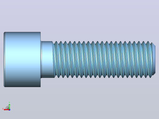 ISO 4762 M16x50带帽螺钉后视缩略图