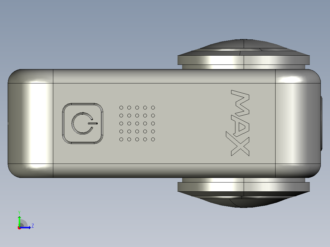 GOPRO-MAX运动相机左视图