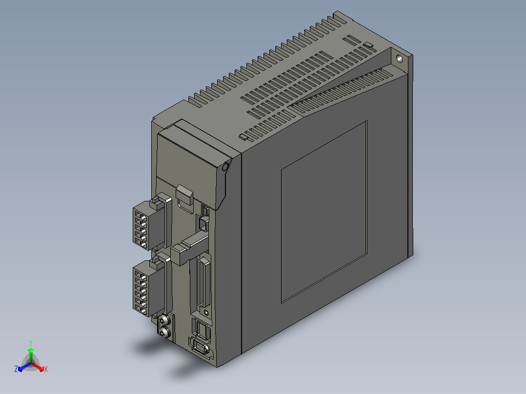 松下控制器3D模型主视图