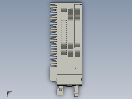 松下控制器3D模型俯视缩略图