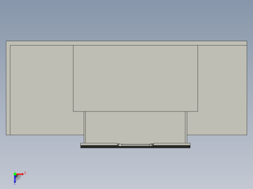 家具-办公桌01俯视缩略图