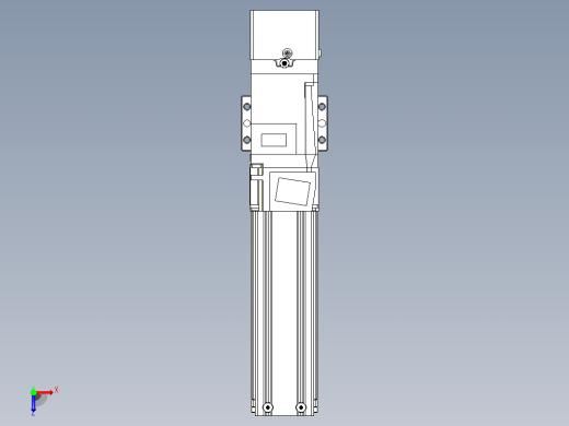 钢基模组TPA-KNR-4002C-200A1-MU-H1俯视缩略图