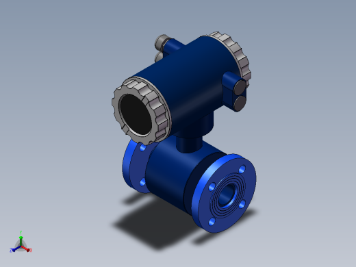 电磁流量计CXLD40正等轴测缩略图