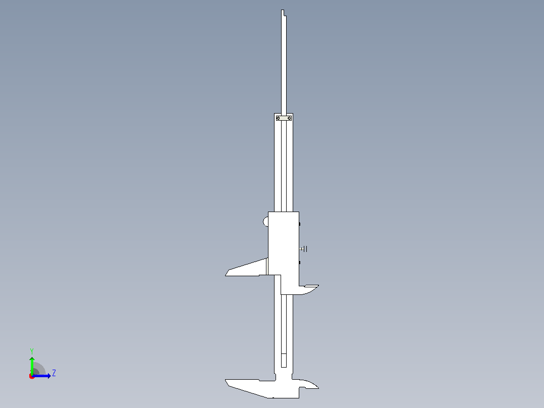 各种系列卡尺模型 (15)左视图